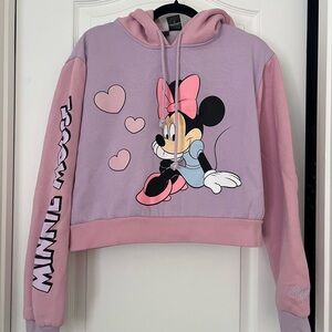 Cakeworthy Disney Minnie Mouse Pink and Lavender Hoodie